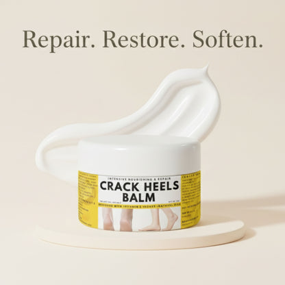 Cracked Heels Balm – Instant Heel Repair Cream | Foot Crack Cream | Dry Feet Softener | Deep Moisturizing Heel Cream